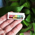 The Original "Social Battery" Slider Pin: Silent Mood Tracker